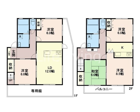 ディアス名東の物件間取画像